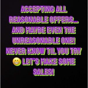 Send me an offer!! 😁